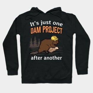 One Dam Project After Another Fun Beaver Hoodie